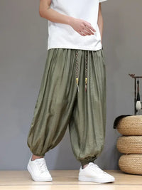 Men's Plus Size Drawstring Loose Fit Joggers