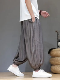 Men's Plus Size Drawstring Loose Fit Joggers