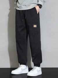 Men's Plus Size Drawstring Loose Fit Pants