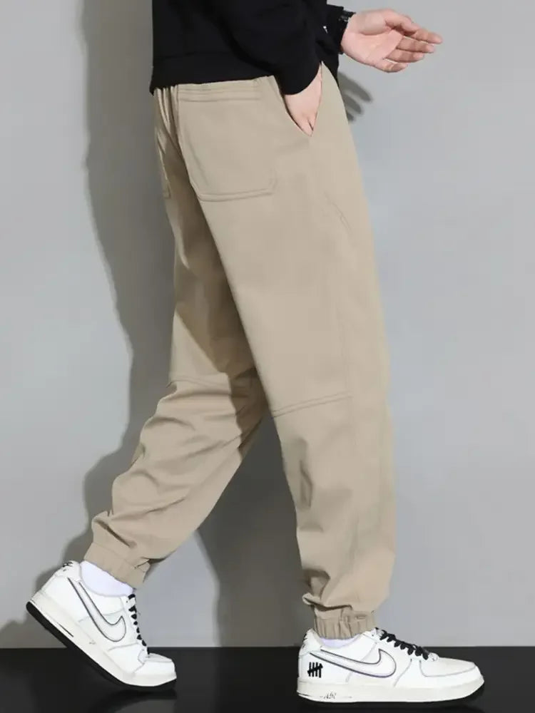 Men's Plus Size Drawstring Loose Fit Pants