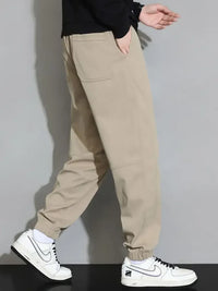 Men's Plus Size Drawstring Loose Fit Pants