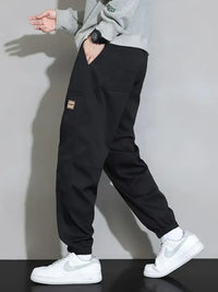 Men's Plus Size Drawstring Loose Fit Pants