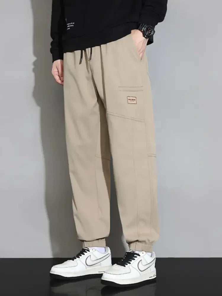 Men's Plus Size Drawstring Loose Fit Pants