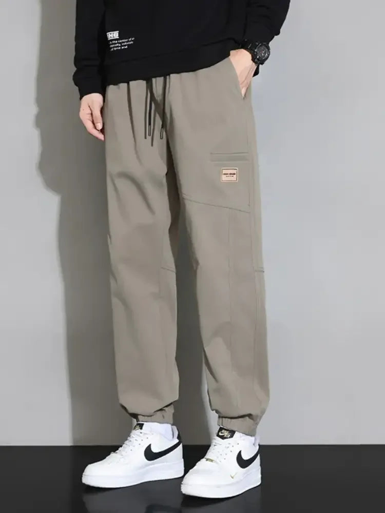 Men's Plus Size Drawstring Loose Fit Pants