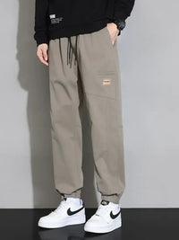Men's Plus Size Drawstring Loose Fit Pants