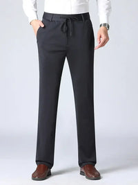 Men's Plus Size Drawstring Pocketed Pants