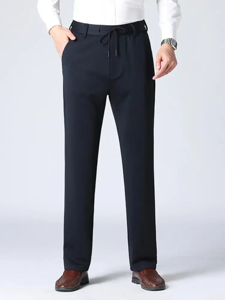 Men's Plus Size Drawstring Pocketed Pants