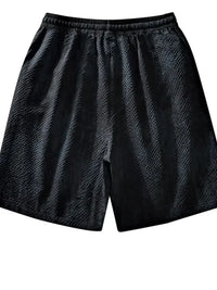 Men's Plus Size Drawstring Shorts with Pockets