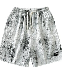Men's Plus Size Drawstring Shorts with Pockets