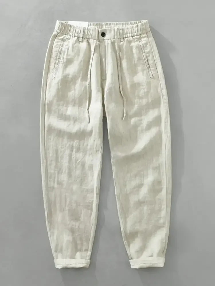 Men's Plus Size Drawstring Wide Leg Pants