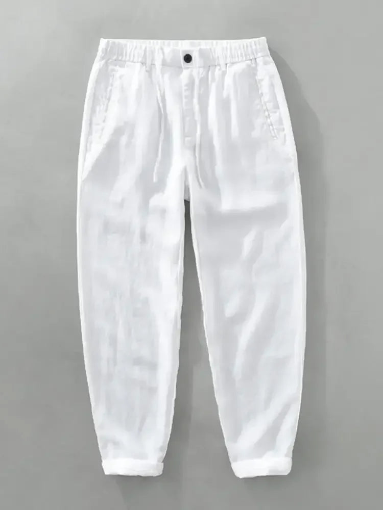 Men's Plus Size Drawstring Wide Leg Pants