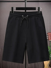 Men's Plus Size Drawstring Wide Leg Shorts