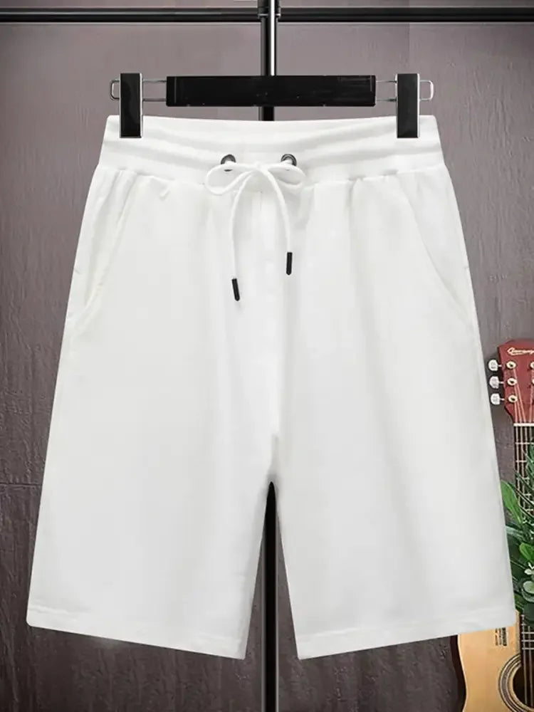 Men's Plus Size Drawstring Wide Leg Shorts