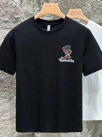 Men's Plus Size Graphic Round Neck Short Sleeve T-Shirt