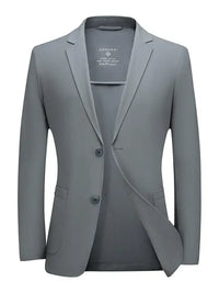 Men's Plus Size Lapel Collar Long Sleeve Blazer