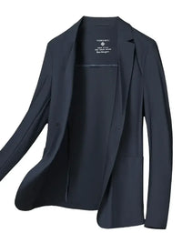 Men's Plus Size Lapel Collar Long Sleeve Blazer
