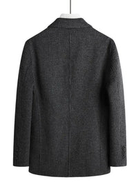 Men's Plus Size Lapel Collar Long Sleeve Blazer