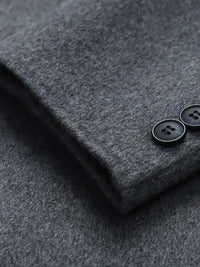 Men's Plus Size Long Sleeve Casual Longline Outerwear