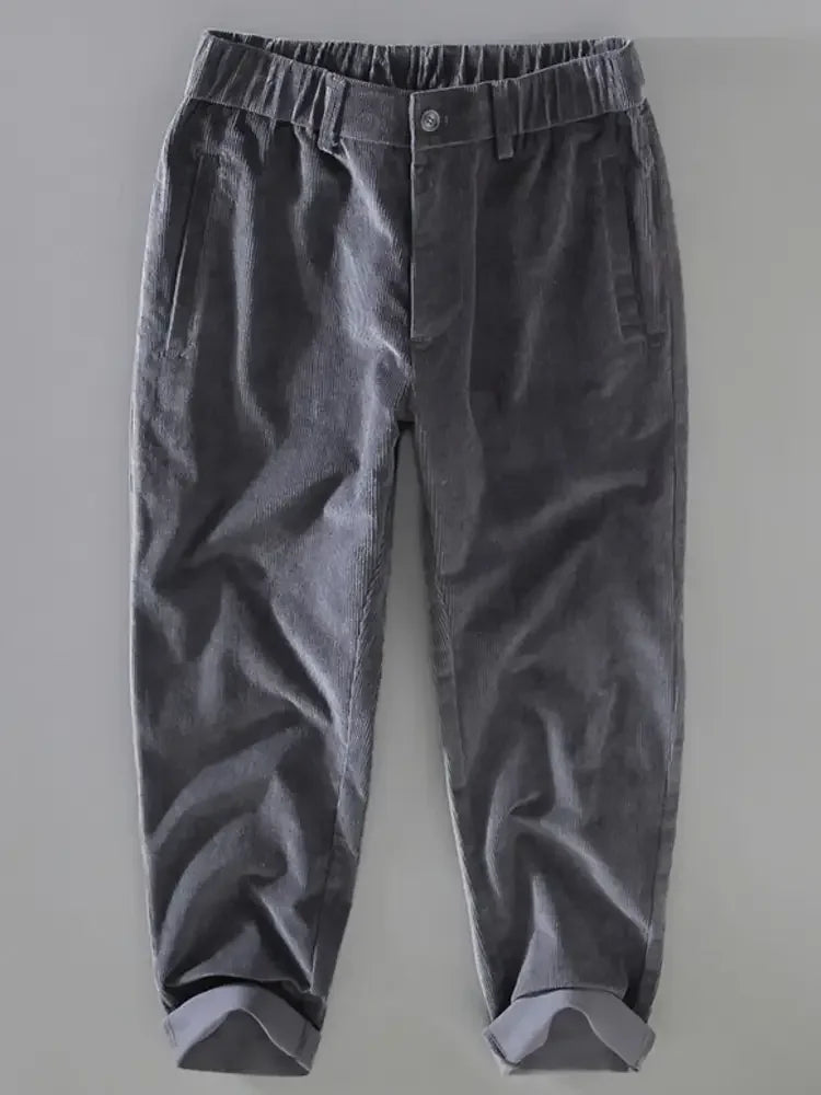 Men's Plus Size Loose Fit Corduroy Pants