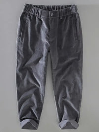 Men's Plus Size Loose Fit Corduroy Pants