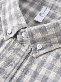 Men's Plus Size Plaid Button Up Long Sleeve Shirt