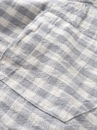 Men's Plus Size Plaid Button Up Long Sleeve Shirt