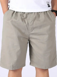 Men's Plus Size Pocketed Shorts