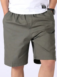 Men's Plus Size Pocketed Shorts