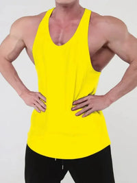 Men's Plus Size Round Neck Racerback Tank - Update AvenueTrendsi100400697235327100400697235327c22444b0 - 02c2 - 491a - 8e2a - 863a450b149b - MaxYellow