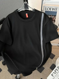 Men's Plus Size Round Neck Short Sleeve T-Shirt