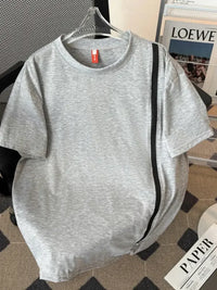 Men's Plus Size Round Neck Short Sleeve T-Shirt