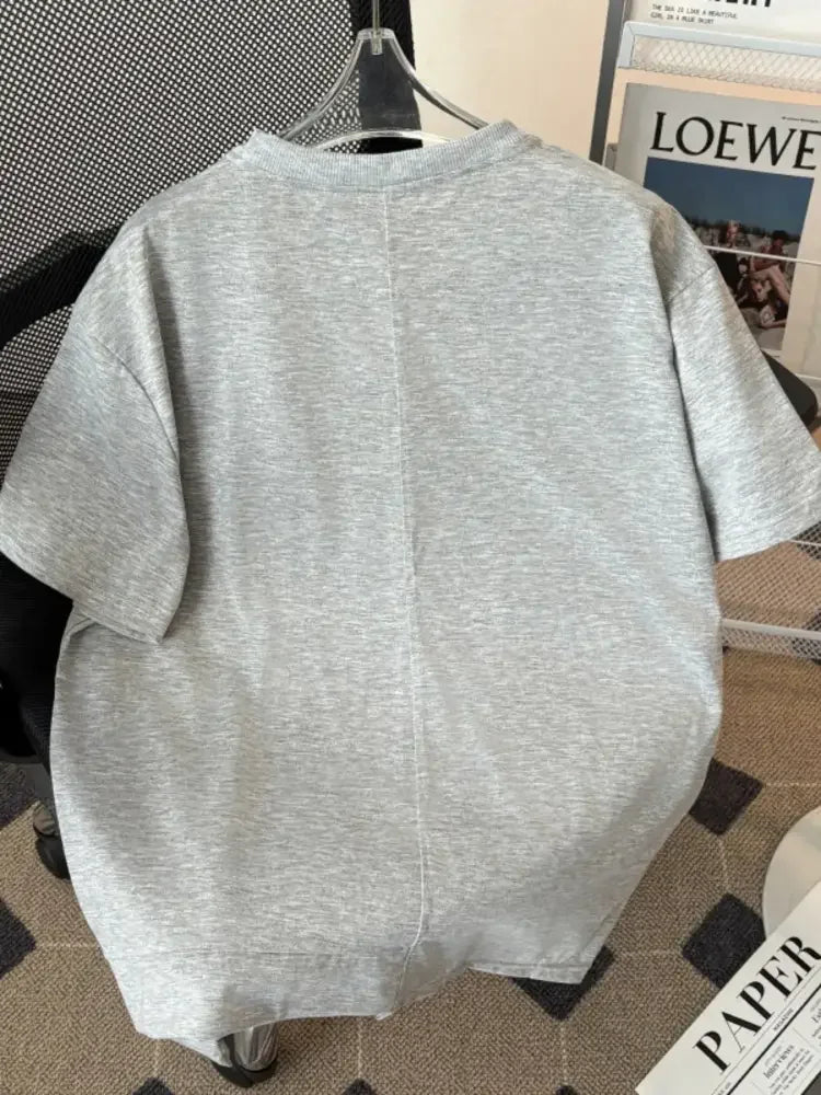 Men's Plus Size Round Neck Short Sleeve T-Shirt