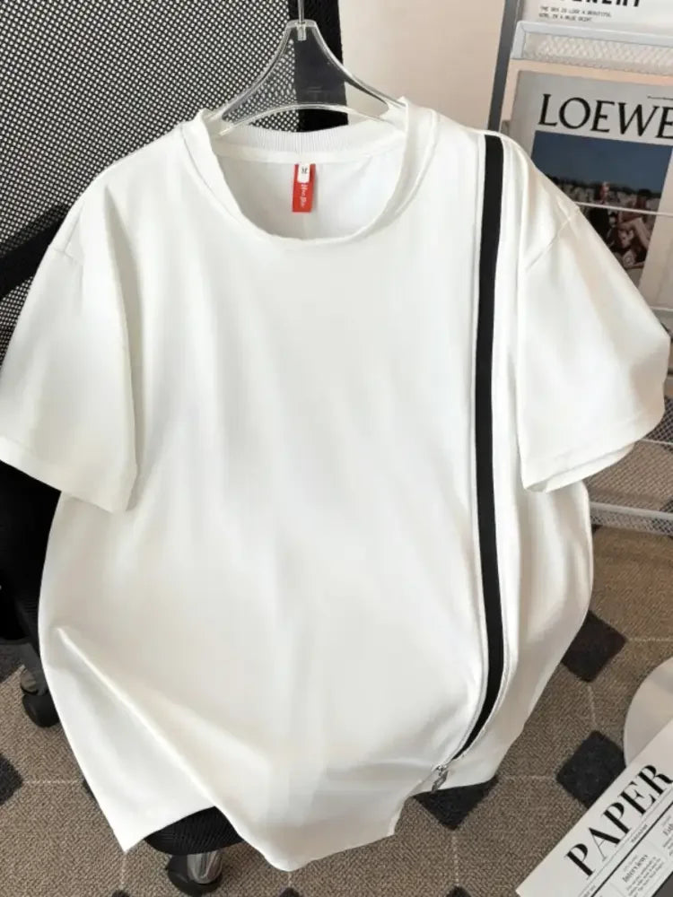 Men's Plus Size Round Neck Short Sleeve T-Shirt