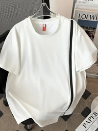 Men's Plus Size Round Neck Short Sleeve T-Shirt