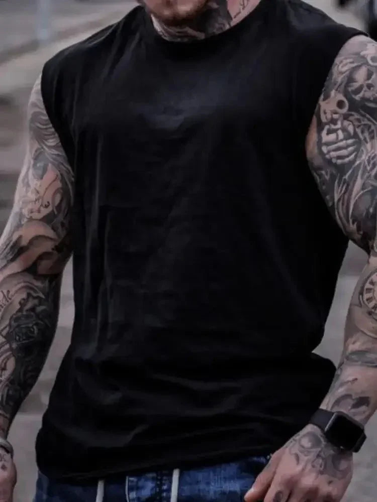 Men's Plus Size Round Neck Tank - Update AvenueTrendsi100400120532822100400120532822a23abff0 - e867 - 4134 - 97e3 - f1f00067b974 - MaxBlack