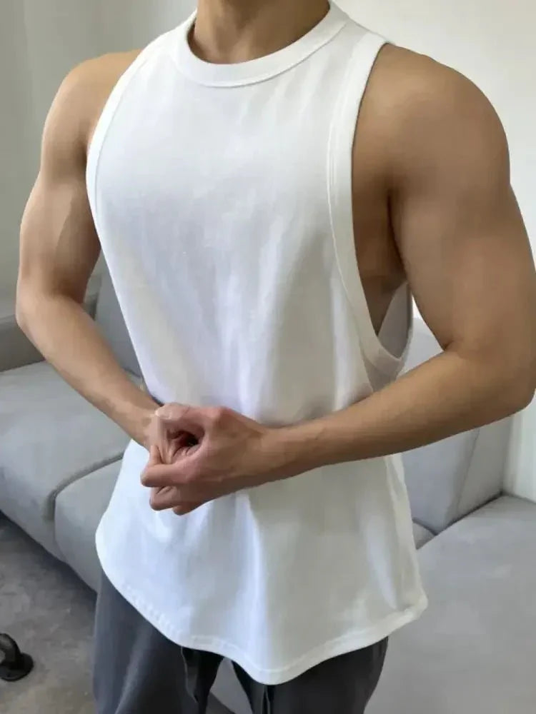 Men's Plus Size Round Neck Tank - Update AvenueTrendsi100400230753453100400230753453af101beb - 05a1 - 4fe6 - 9824 - e105be961d39 - MaxWhite