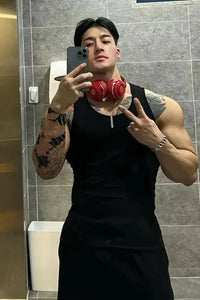 Men's Plus Size Round Neck Tank - Update AvenueTrendsi1004003935615801004003935615801bf58804 - 3a8a - 44f9 - a81e - b000fc70811f - MaxWhite