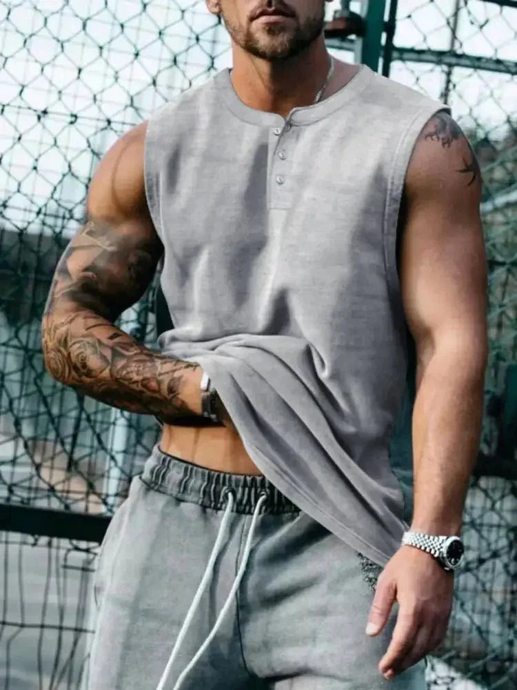 Men's Plus Size Round Neck Tank - Update AvenueTrendsi1004009381573051004009381573059599e10ebbd64464be96aa1dbb0c77a6 - Max - OriginLight Gray