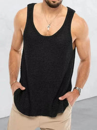 Men's Plus Size Round Neck Wide Strap Tank - Update AvenueTrendsi100400096201610100400096201610e06b6353 - 3687 - 402f - 911b - 0b2484094235 - MaxBlack