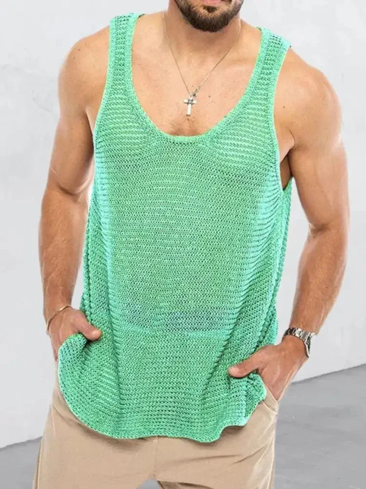 Men's Plus Size Round Neck Wide Strap Tank - Update AvenueTrendsi100400096205104100400096205104ead97cc5 - 7fb1 - 48bb - 90fc - 0bd0a67c5206 - MaxGum Leaf
