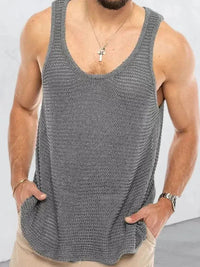 Men's Plus Size Round Neck Wide Strap Tank - Update AvenueTrendsi1004000962089161004000962089166b314118 - fcc6 - 41c4 - b46c - 721730ceca2f - MaxGray