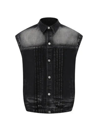 Men's Plus Size Sleeveless Vintage Washed Denim Jacket - Update AvenueTrendsi100400720707963100400720707963Men's Plus Size Sleeveless Vintage Washed Denim JacketLight Blue