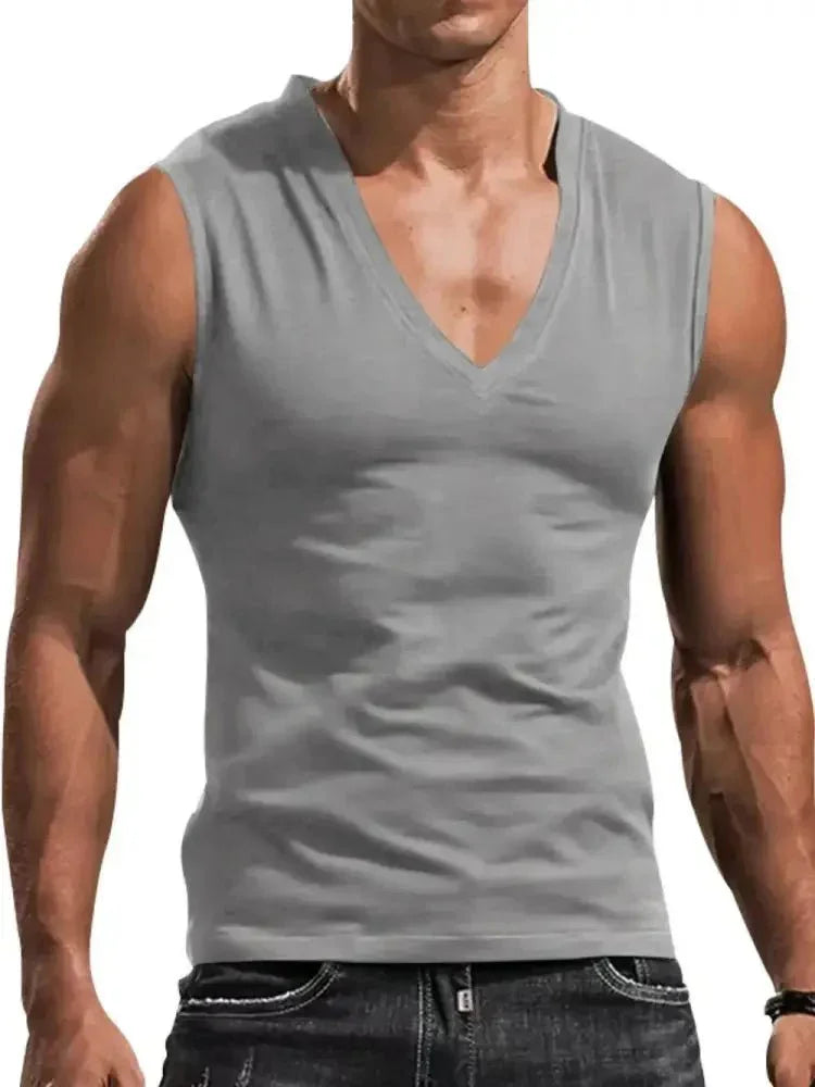 Men's Plus Size V - Neck Tank - Update AvenueTrendsi100400127701068100400127701068bafeb919 - 5bac - 43ce - b812 - 449eaaa96d90 - MaxGray