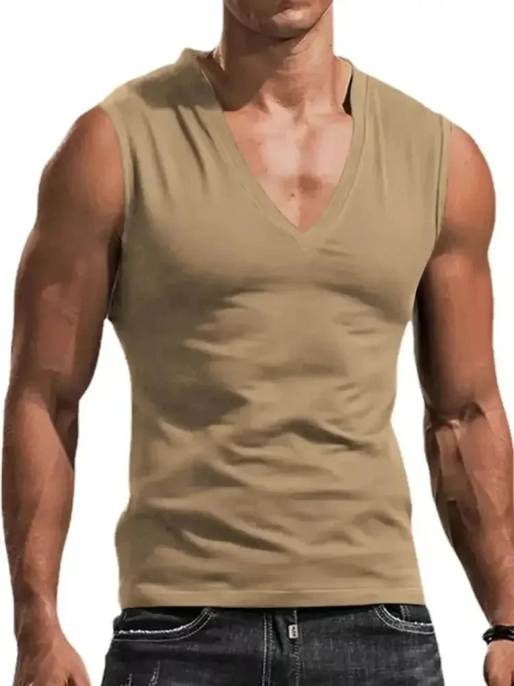 Men's Plus Size V - Neck Tank - Update AvenueTrendsi100400127706388100400127706388c7183a1c - aa7d - 4e38 - ac2e - 043ca1094a61 - MaxKhaki
