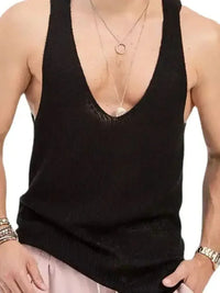Men's Plus Size V - Neck Wide Strap Tank - Update AvenueTrendsi100400433059699100400433059699675513a2 - 0e5c - 4f1b - b603 - 871c53e9785c - MaxBlack