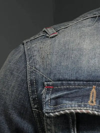 Men's Plus Size Washed Zip Up Denim Jacket with Chest Pockets - Update AvenueTrendsi100400227707429100400227707429Men's Plus Size Washed Zip Up Denim Jacket with Chest PocketsBlue