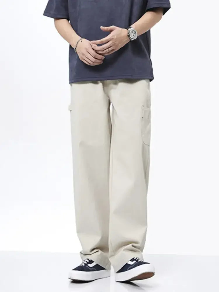Men's Plus Size Wide Leg Pants