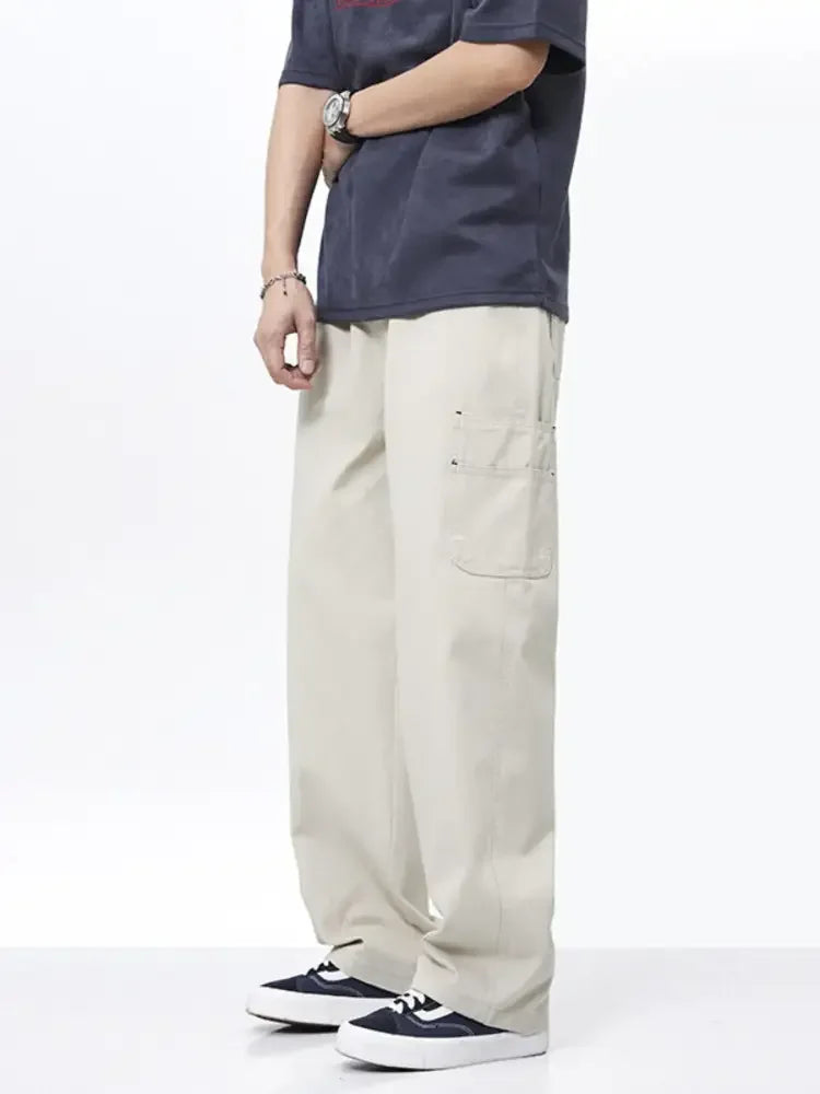 Men's Plus Size Wide Leg Pants