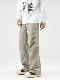 Men's Plus Size Wide Leg Pants