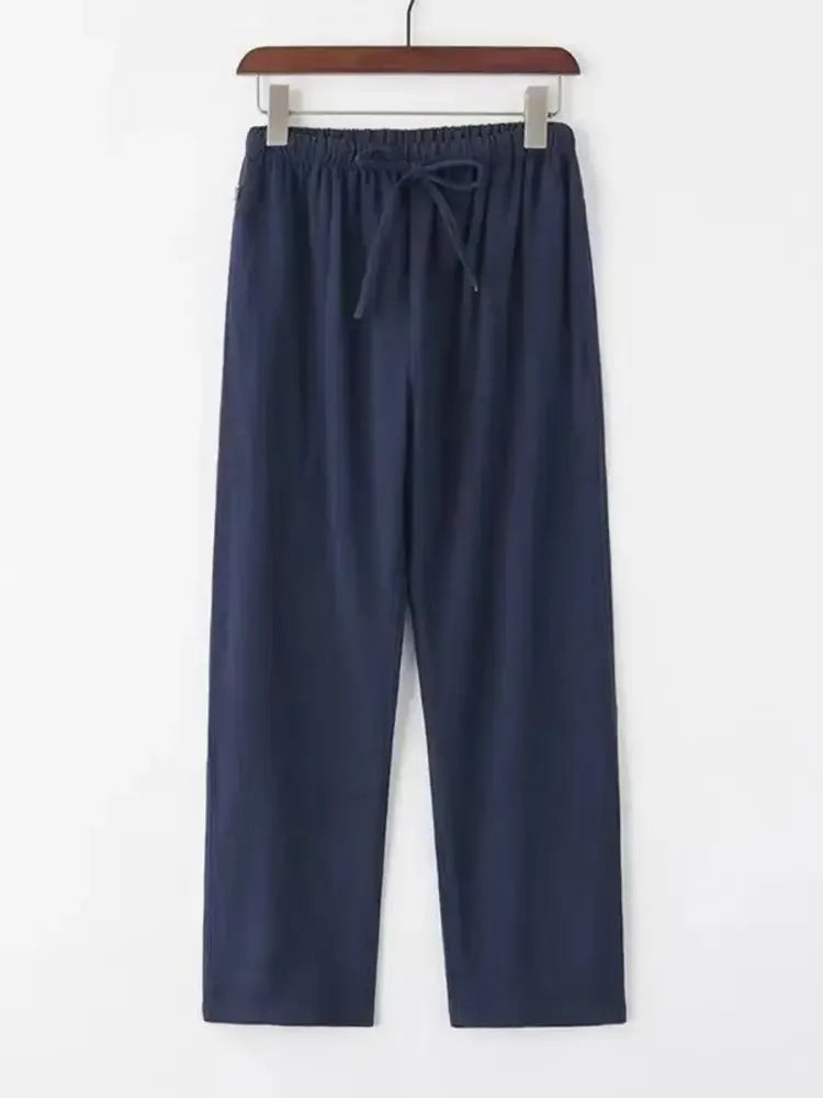 Men's Plus Size Wide Leg Pants